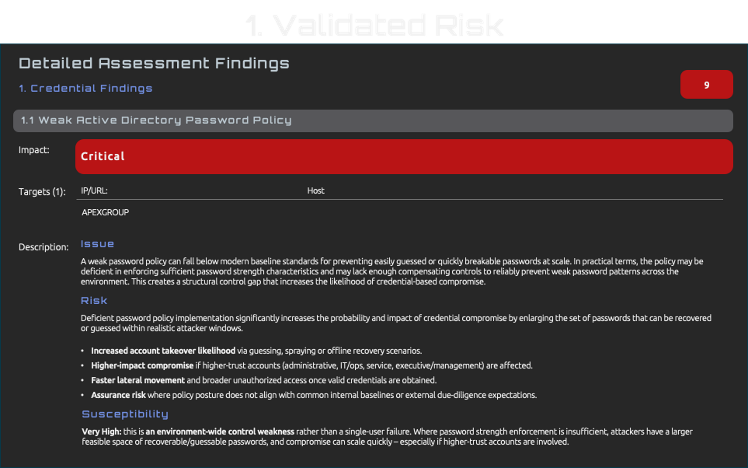 1-Validated Risk