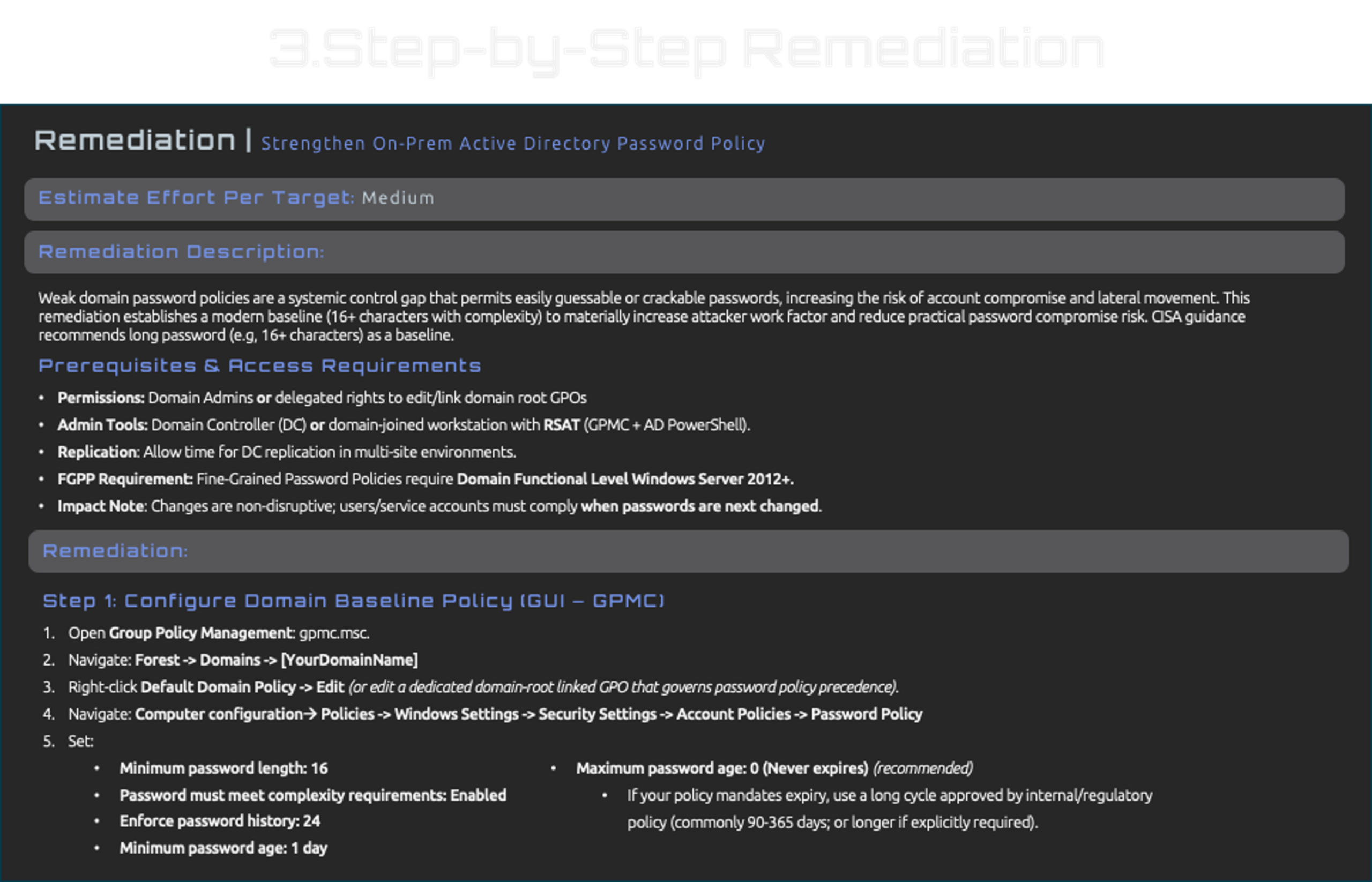 3.Step-by-Step Remediation-N