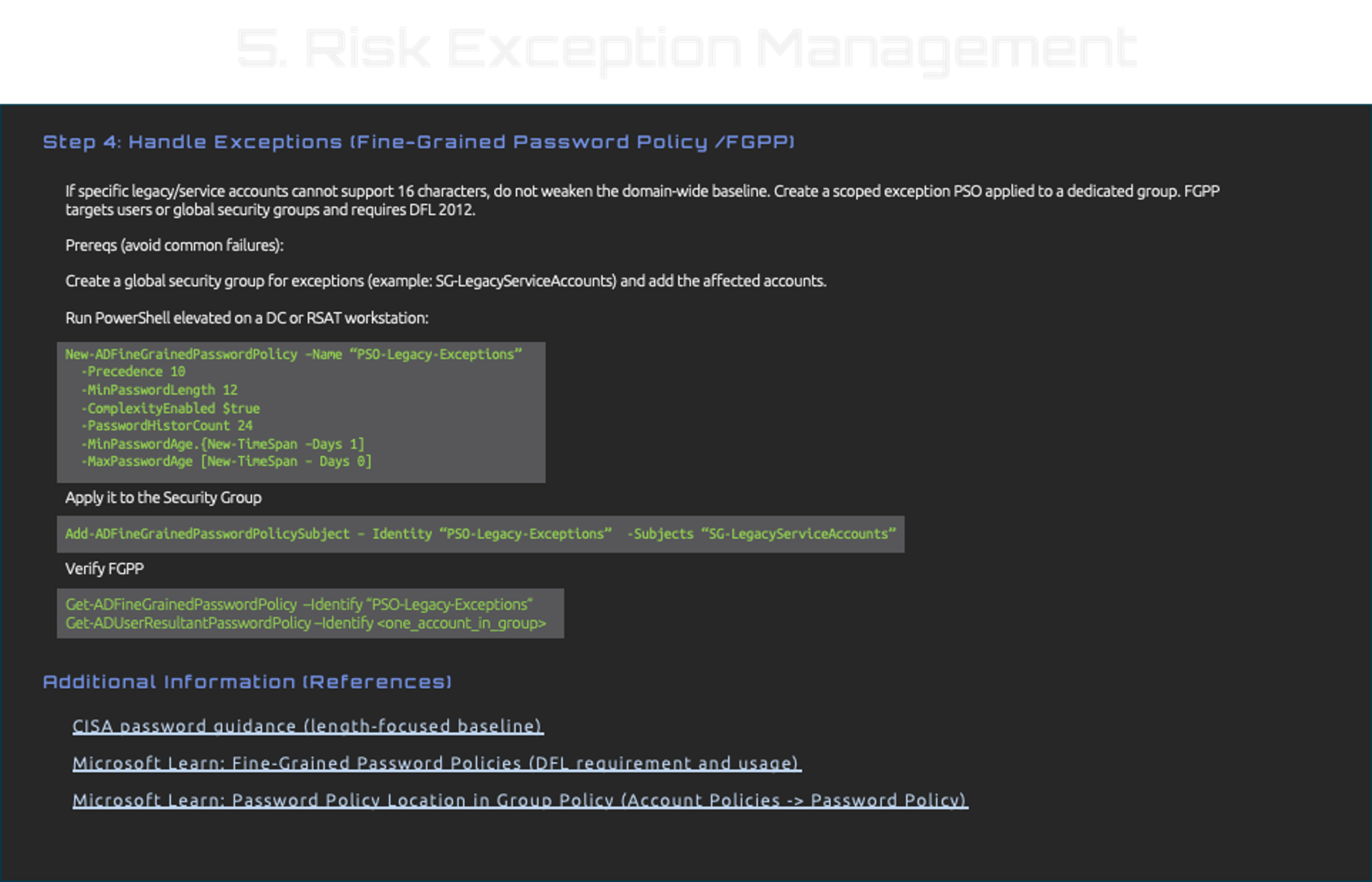5.Risk Exception Management-N